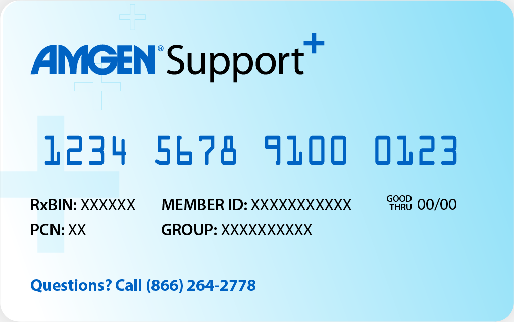 Amgen® Support Plus card
